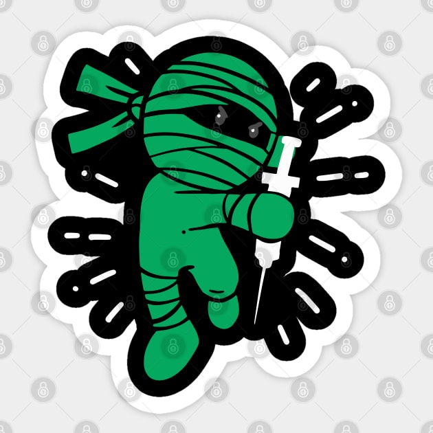 Ninja Nurse Sticker by Shirtbubble